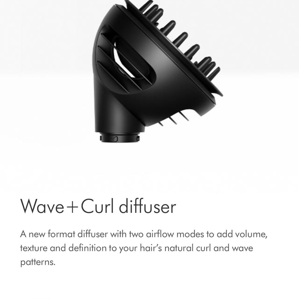 Dyson Black Hair Styling Tool for Waves and Curls